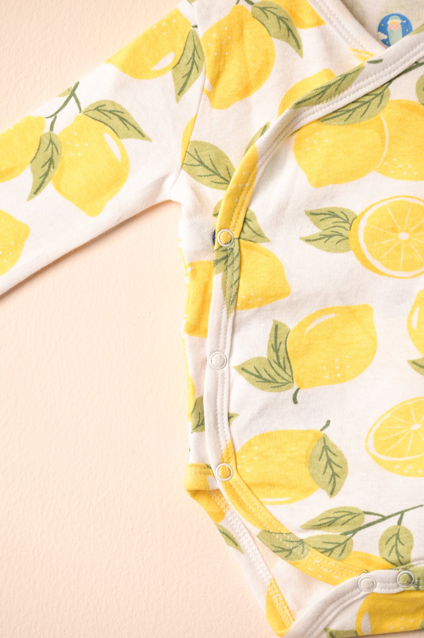 Organic Cotton- Citrus Cutie Romper - Coconest Kids