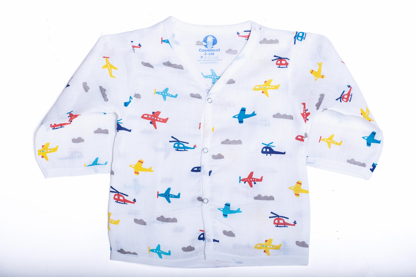 Organic Muslin- Little Aviator Pyjama Set - Coconest Kids