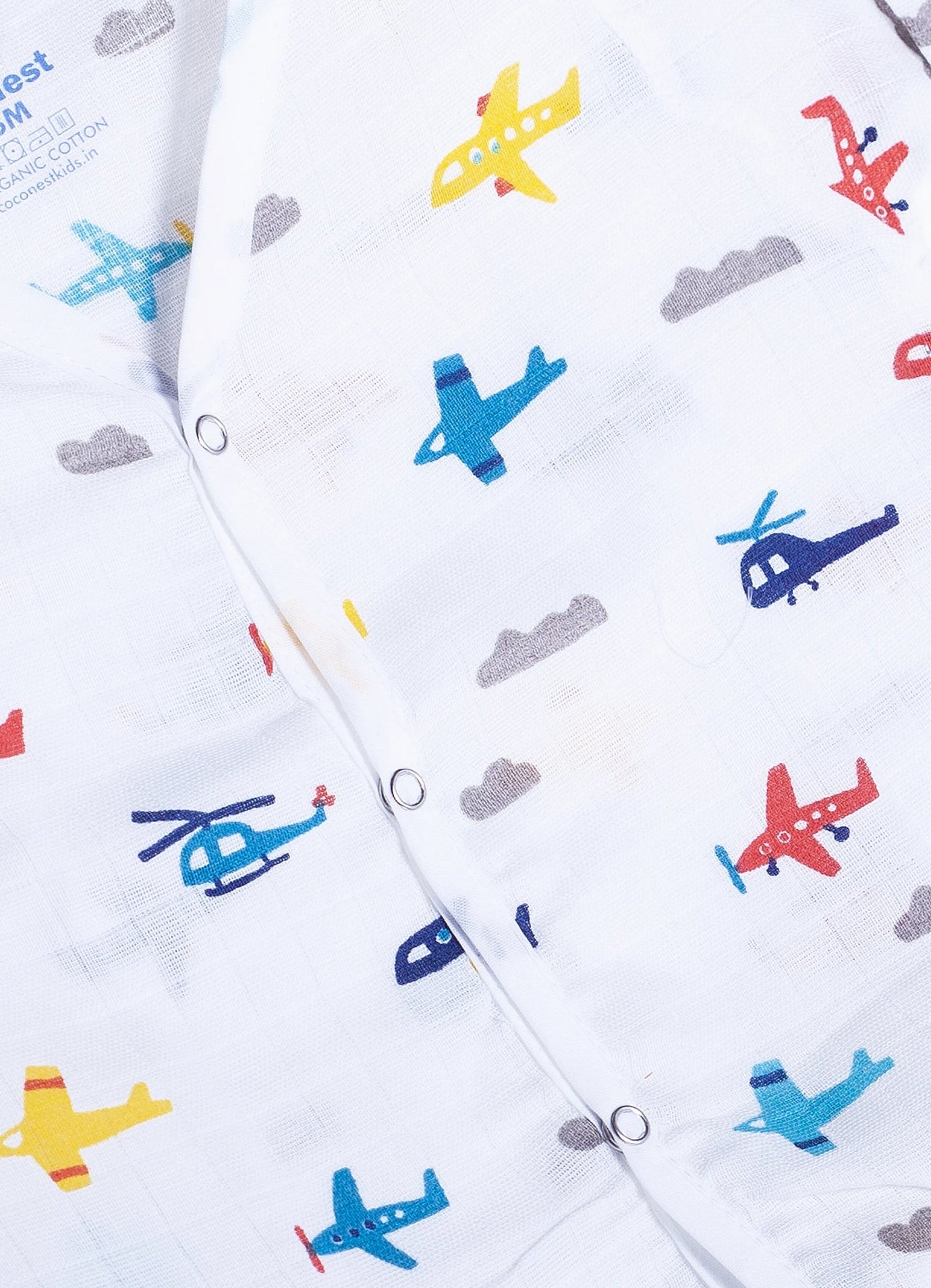 Organic Muslin- Little Aviator Pyjama Set - Coconest Kids