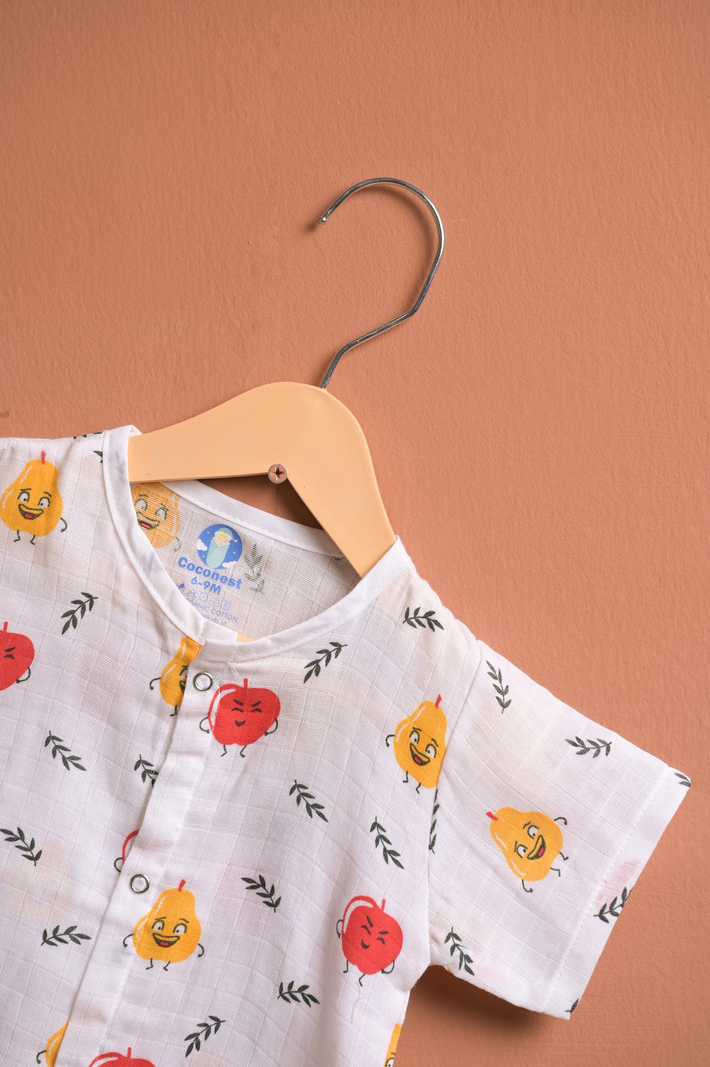 Muslin Fruit Print Jabla - Coconest Kids