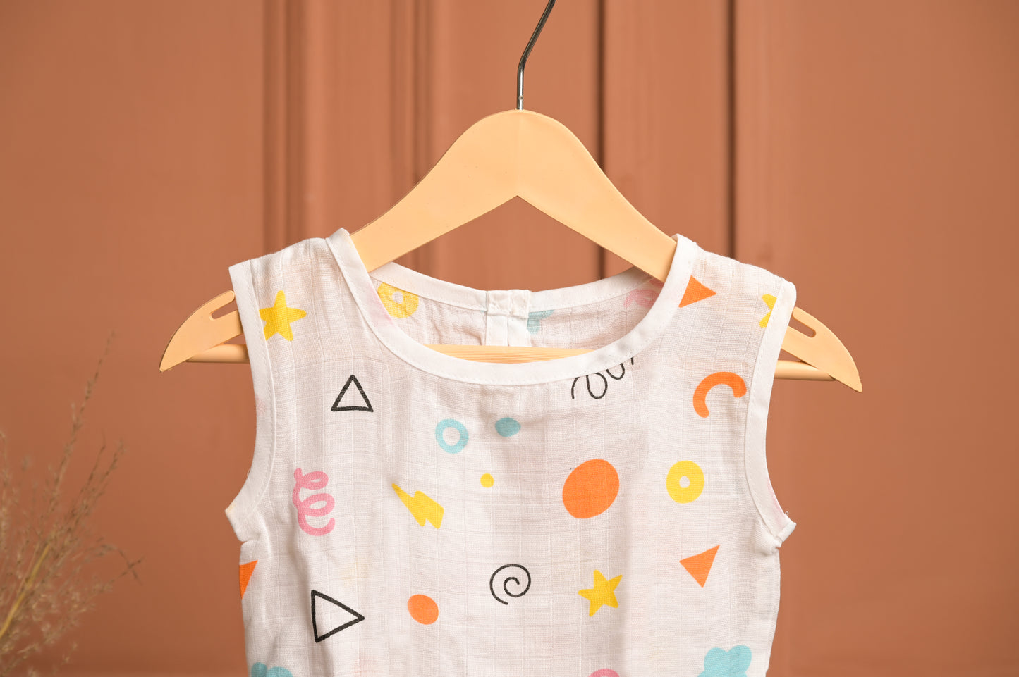 GOTS Certified- Modern Muse Muslin Frock - Coconest Kids