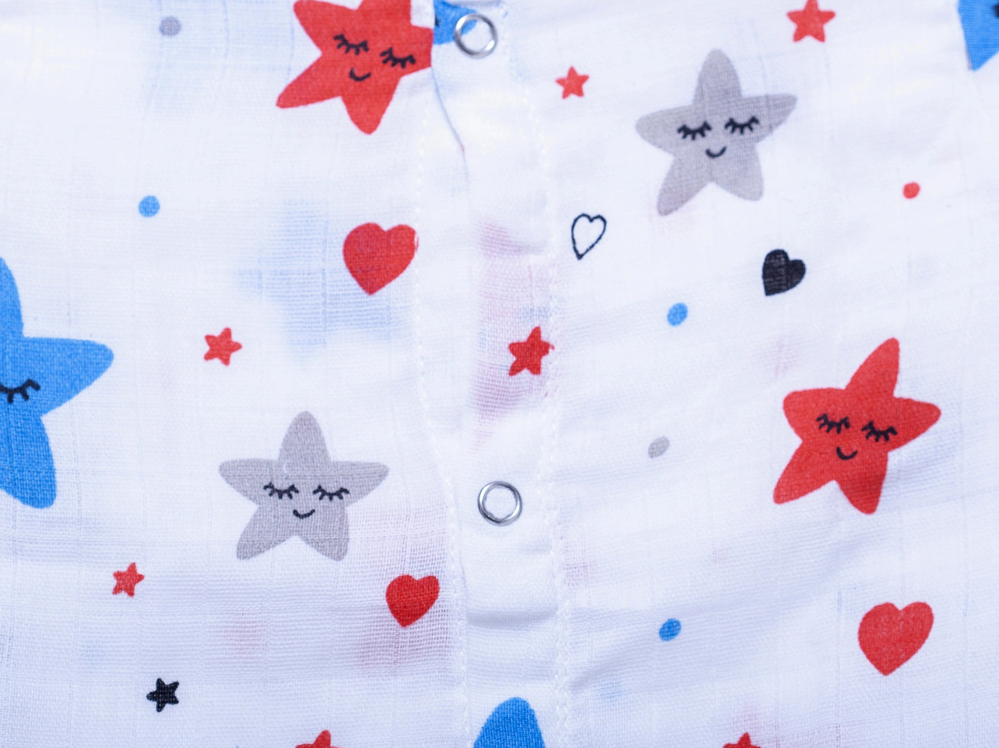 Muslin Jhabla Short Set- Starry Snuggles - Coconest Kids