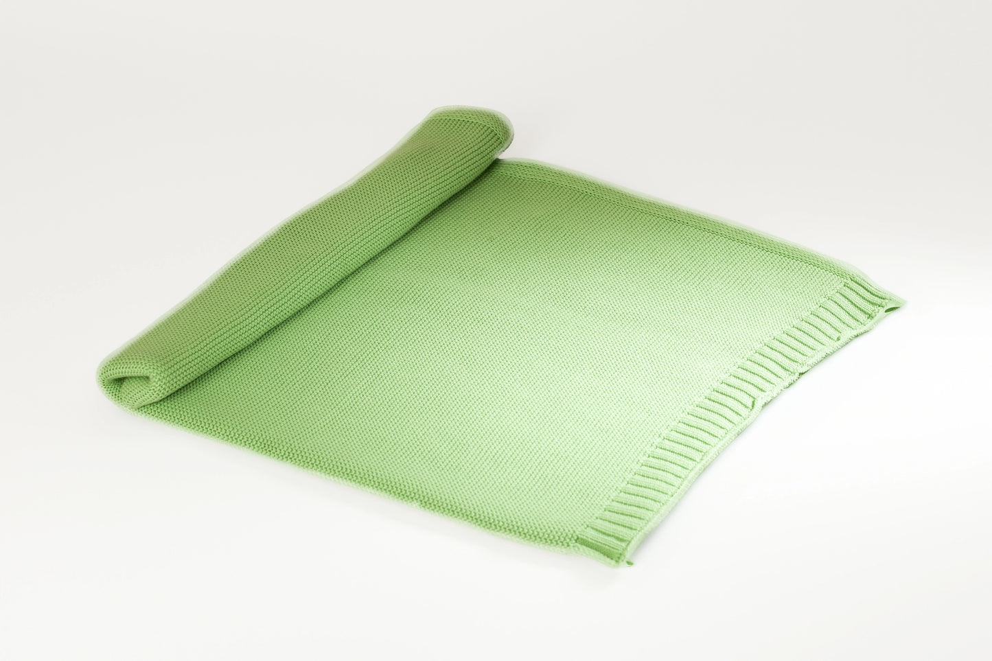 Organic Cotton Baby Blanket- Fresh Green - Coconest Kids