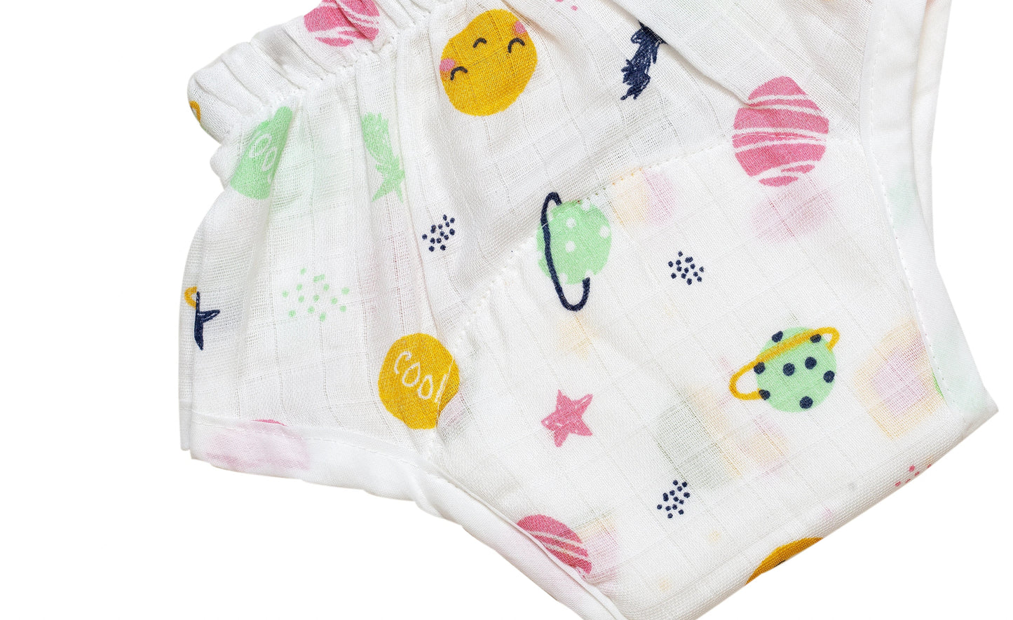 Muslin Reusable Baby Padded Underwear- Cosmic Print - Coconest Kids