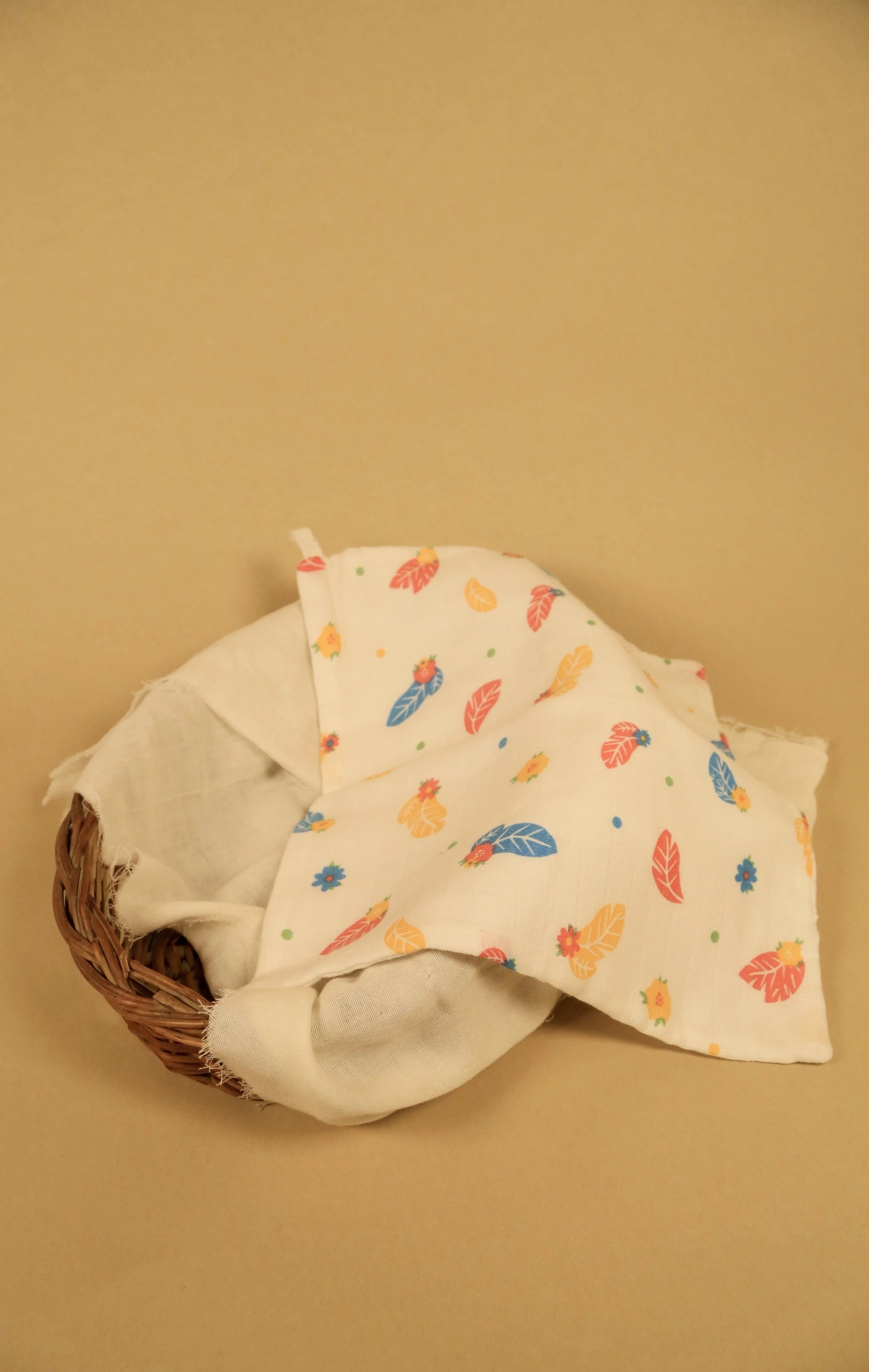 Muslin Face Wipes- 100% Organic Muslin Assorted Prints (Pack of 5) - Coconest Kids 