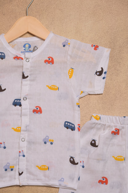 Muslin Jabla Short Set - Coconest Kids 
