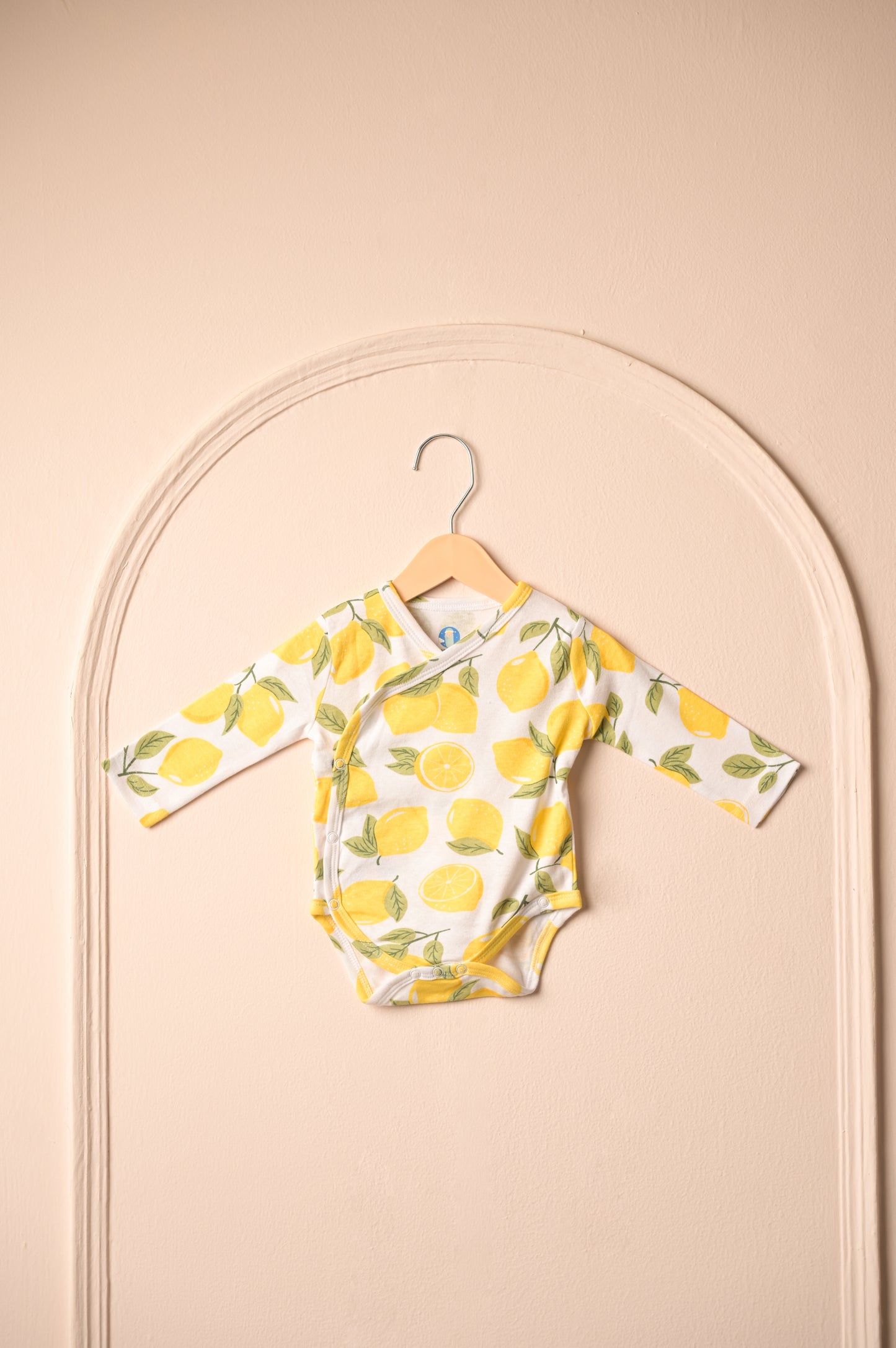 Organic Cotton- Citrus Cutie Romper - Coconest Kids 