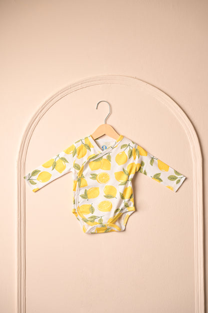 Organic Cotton- Citrus Cutie Romper - Coconest Kids 