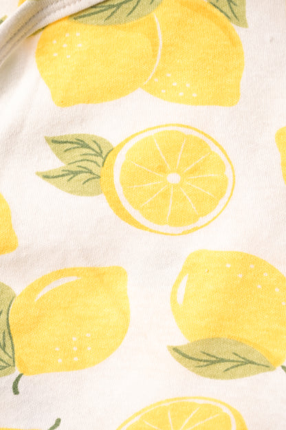 Organic Cotton- Citrus Cutie Romper - Coconest Kids 