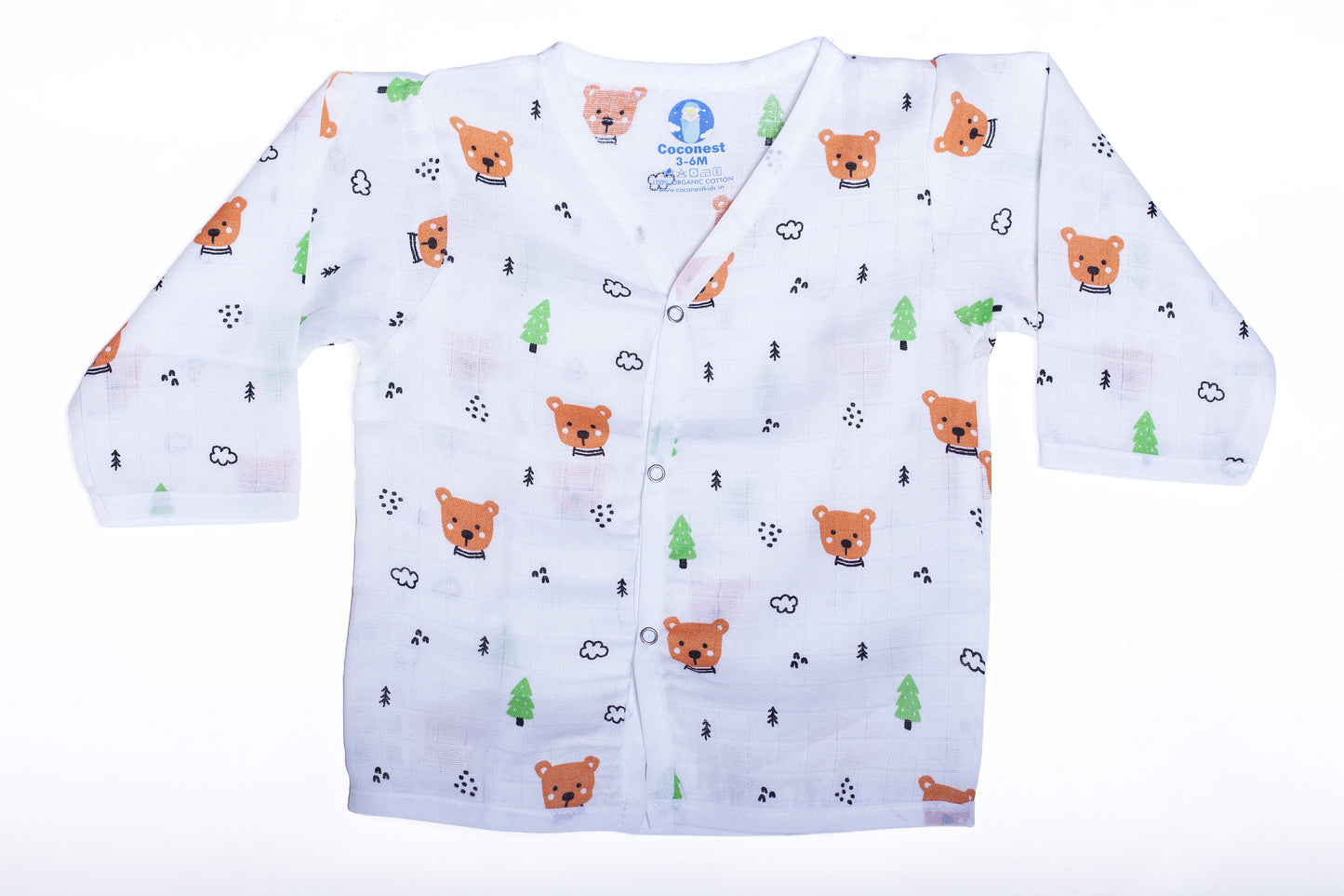 Coconest Kids Muslin Little Teddy Pyjama Set 2