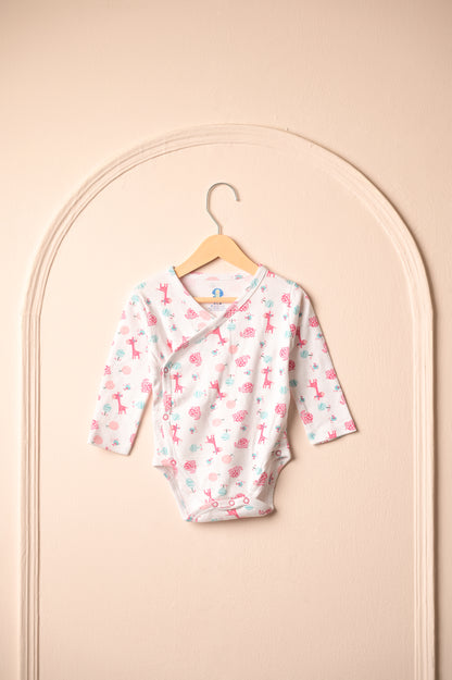 Organic Cotton- Wild Friends Romper - Coconest Kids 