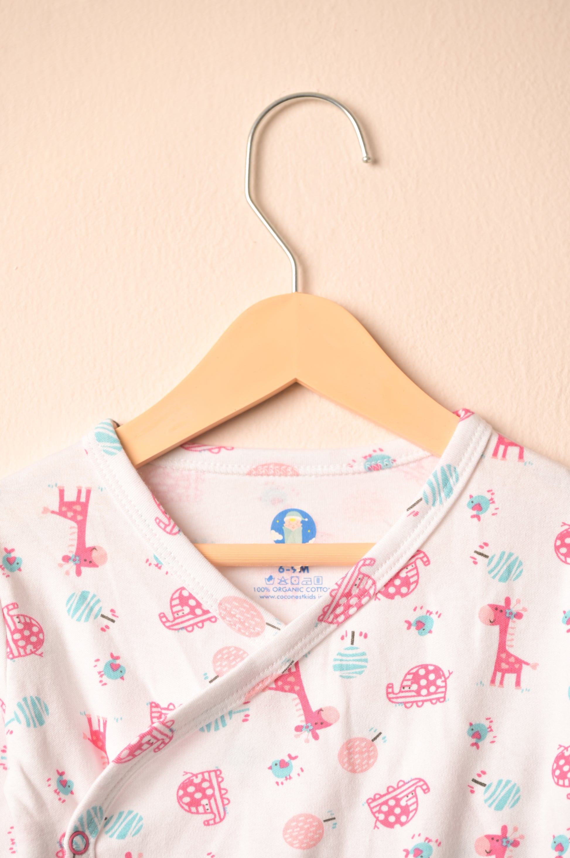 Organic Cotton- Wild Friends Romper - Coconest Kids 