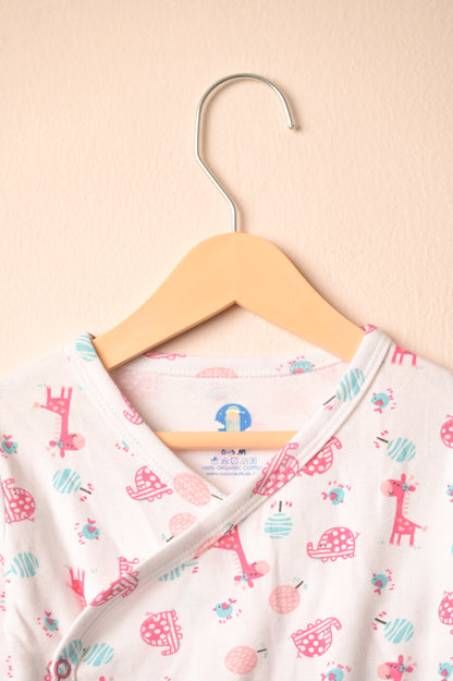 Organic Cotton- Wild Friends Romper - Coconest Kids 