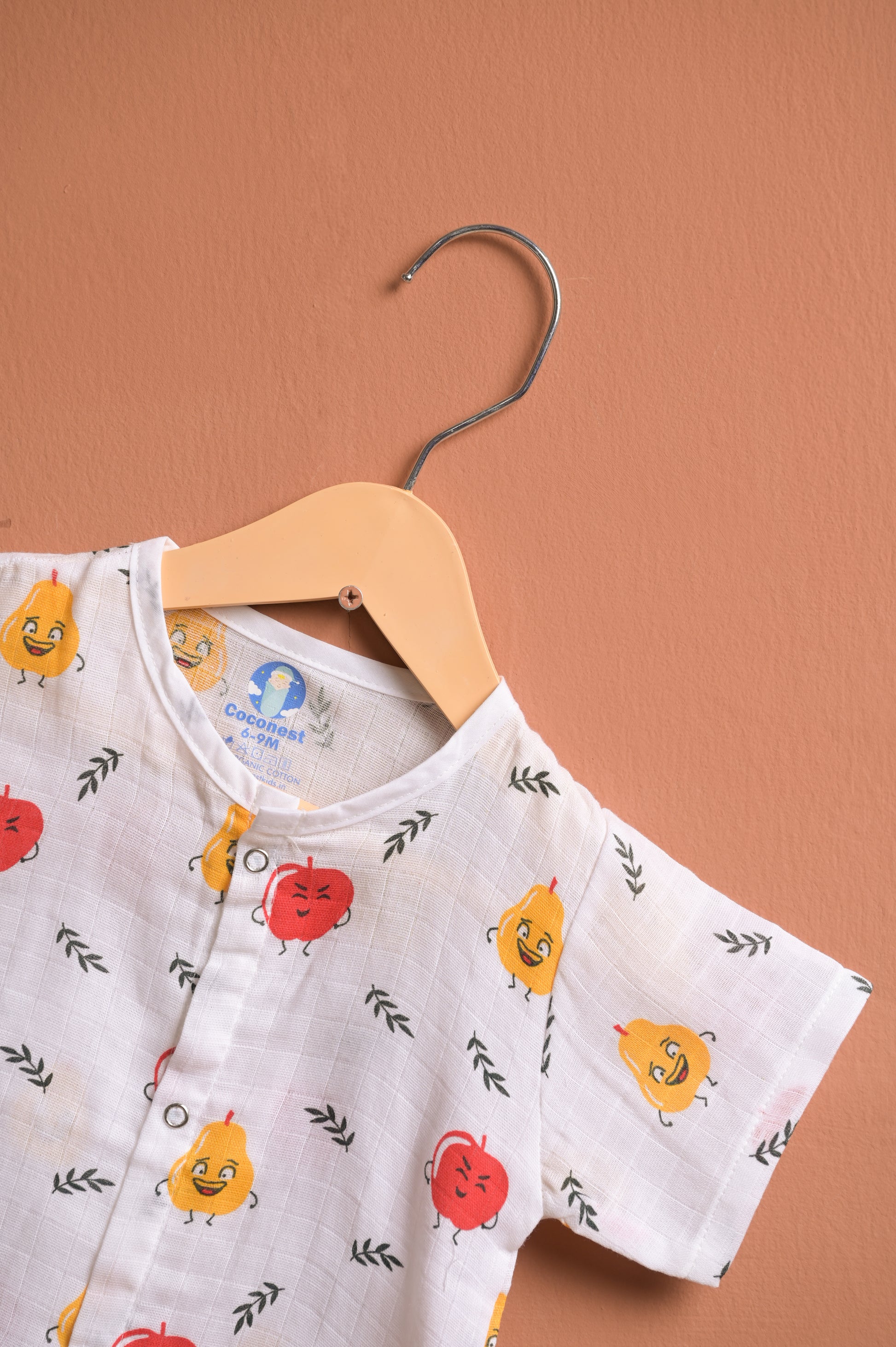 Muslin Fruit Print Jabla - Coconest Kids 
