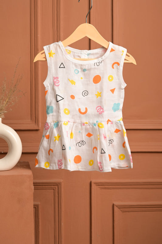 GOTS - Certified Coconestkids Modern Muse Muslin Frock