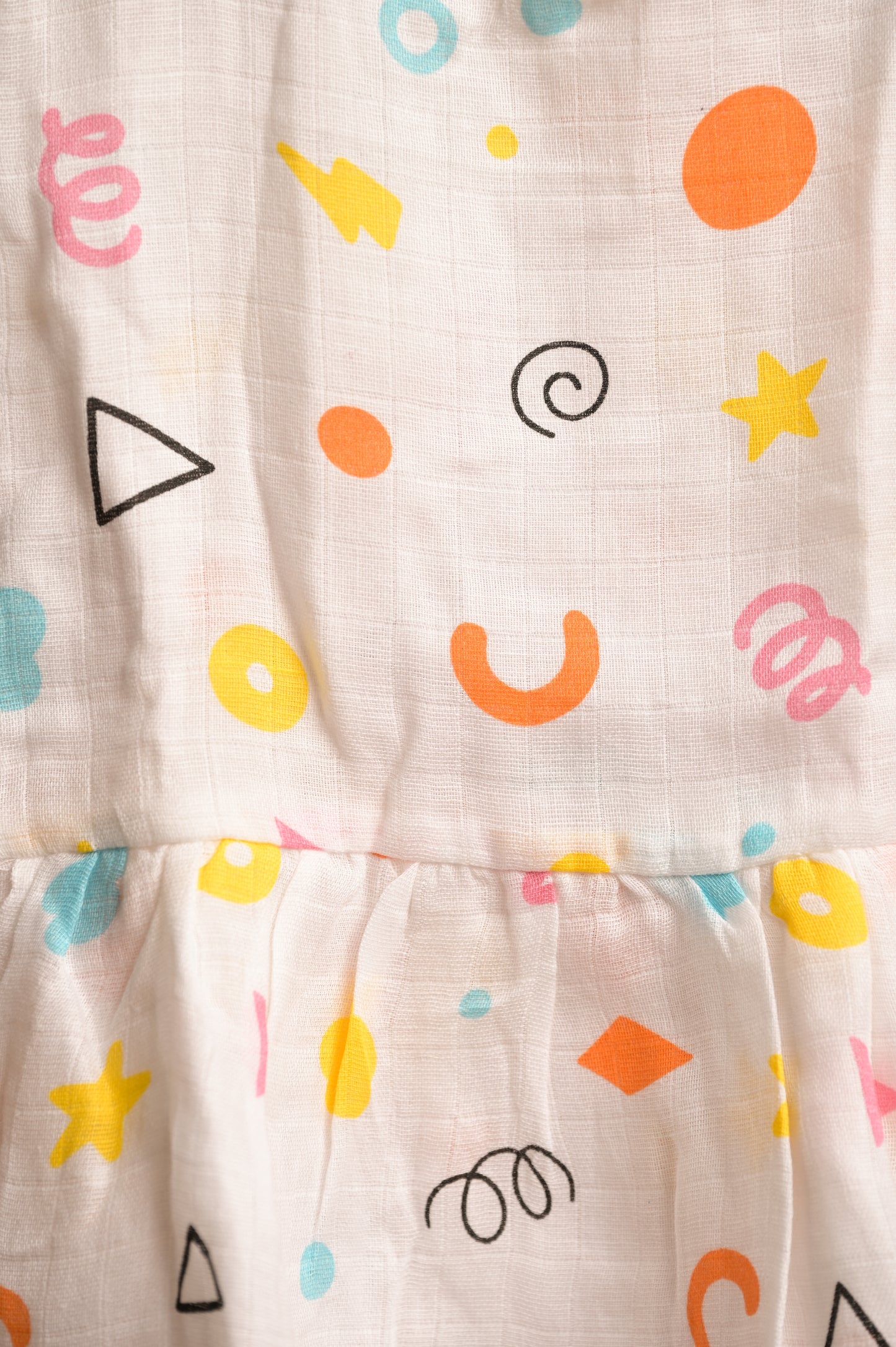 GOTS Certified- Modern Muse Muslin Frock - Coconest Kids 