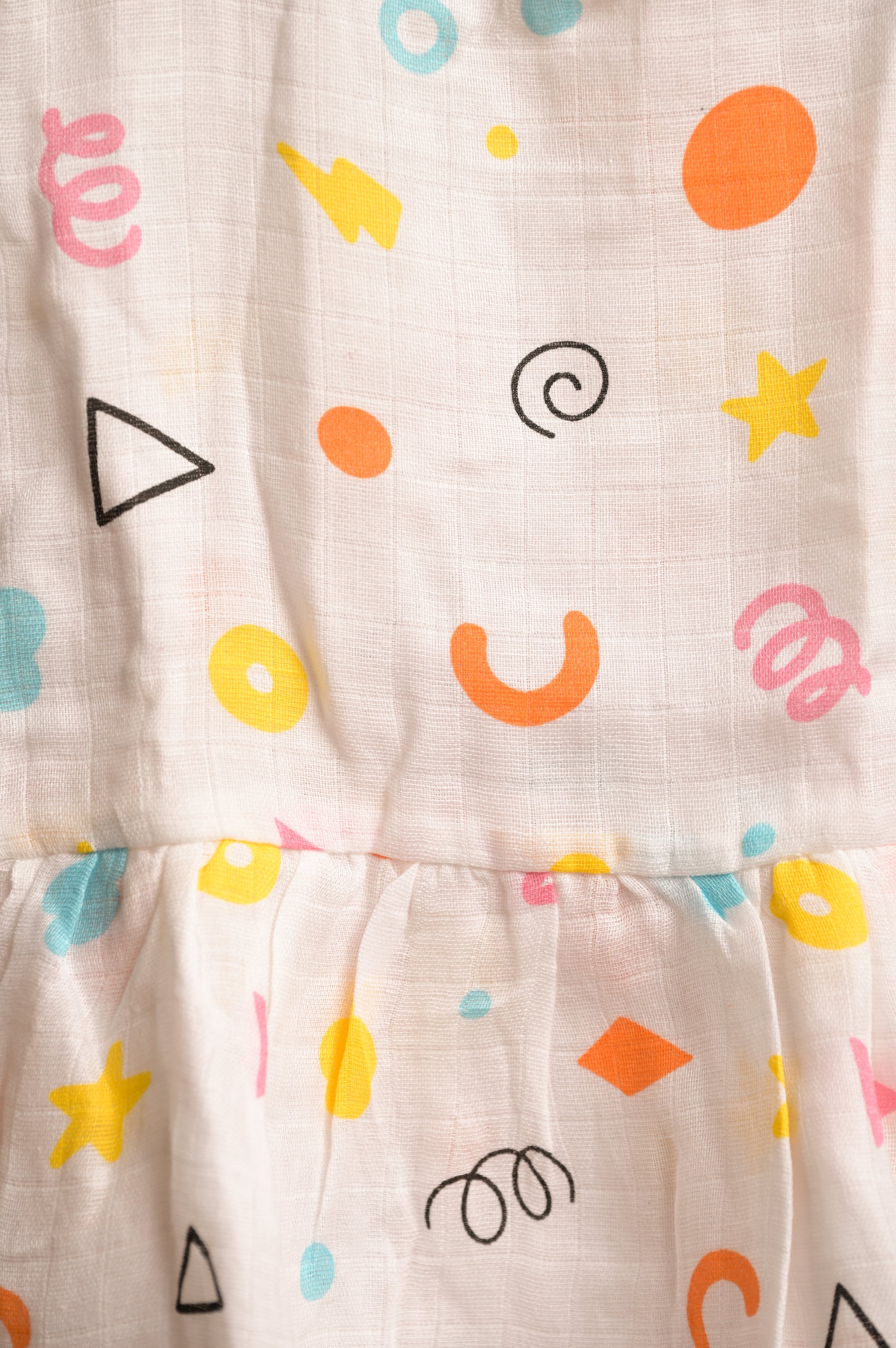 GOTS Certified- Modern Muse Muslin Frock - Coconest Kids 