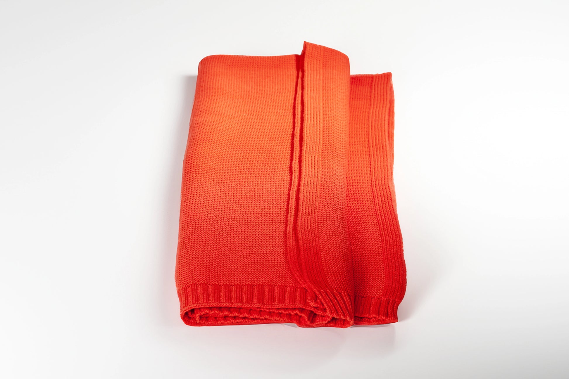 Organic Cotton Baby Blanket- Vibrant Red - Coconest Kids 