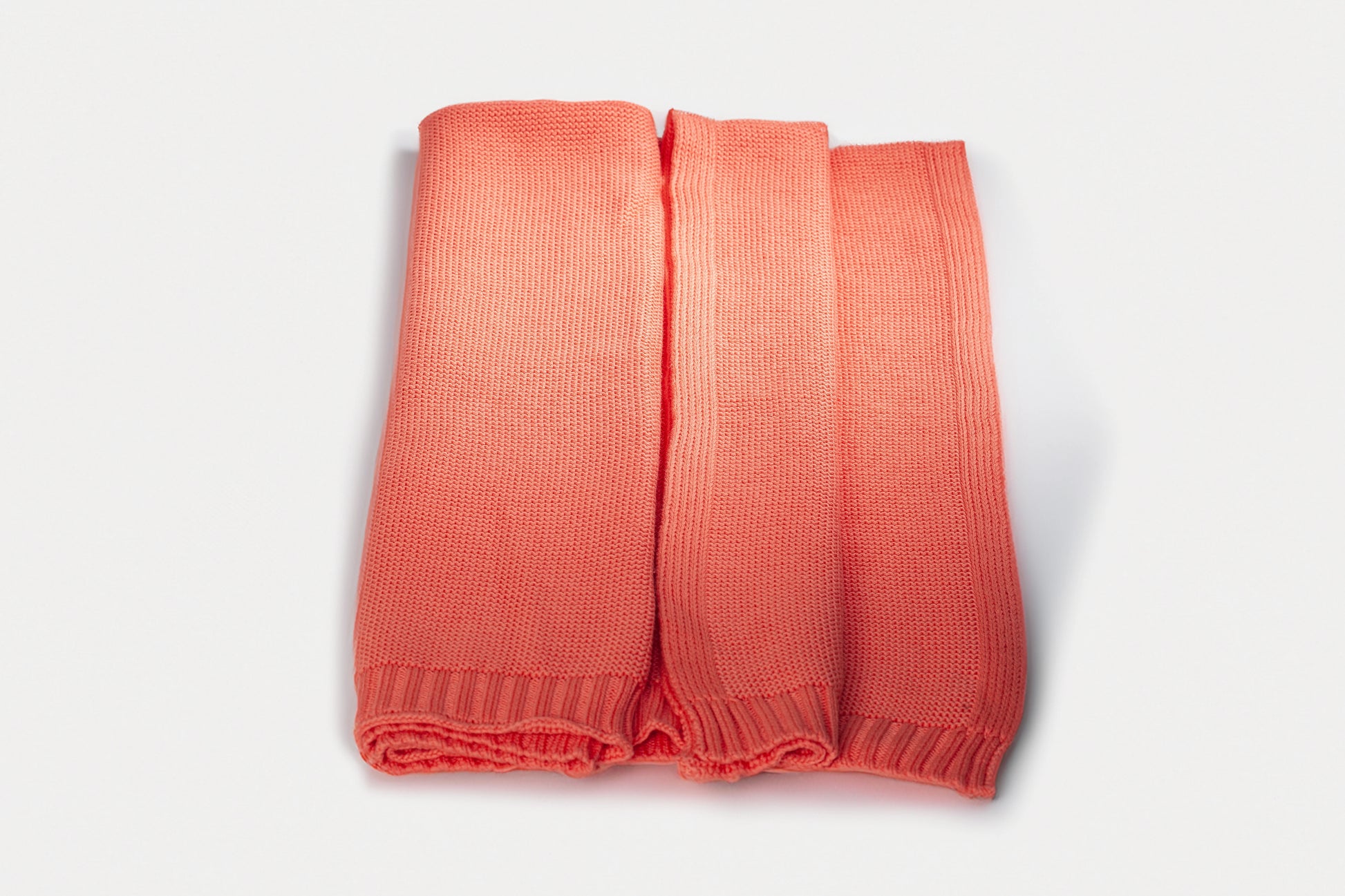 Organic Cotton Baby Blanket- Soft Peach - Coconest Kids 