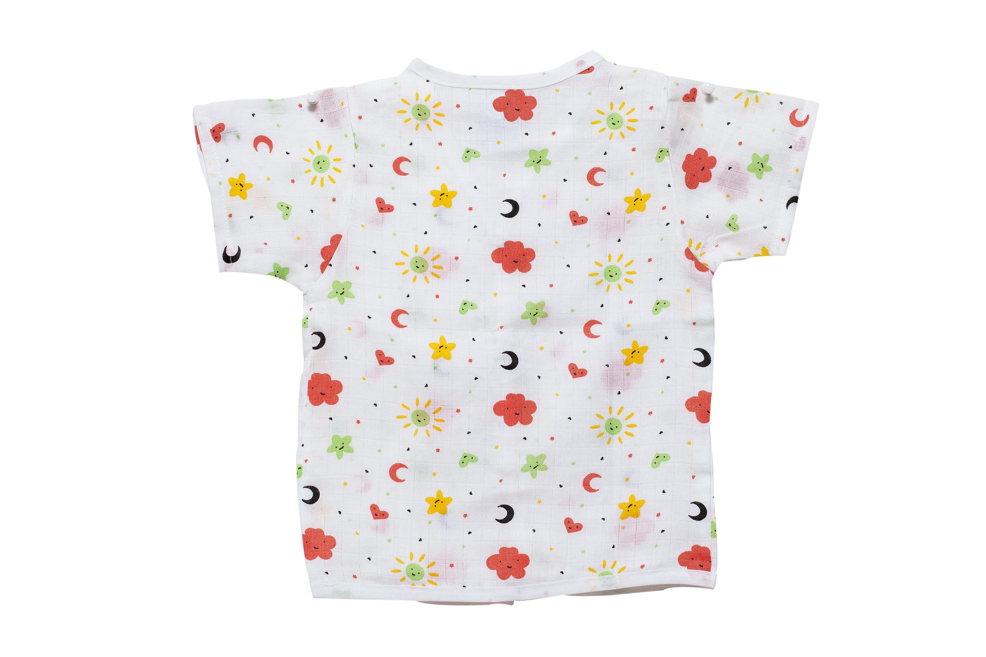 Muslin Jhabla Short Set- Celestial Snuggles - Coconest Kids 