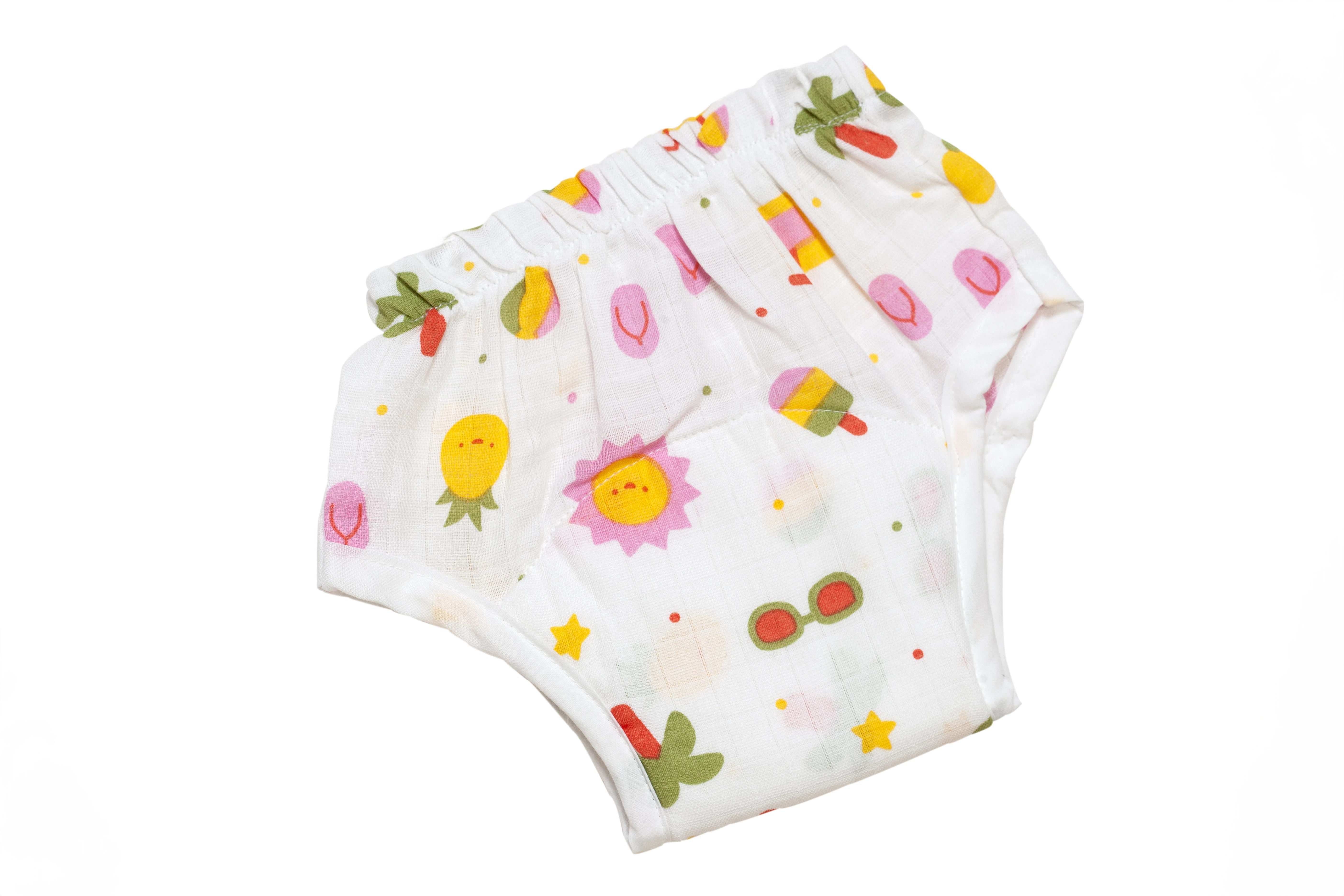 Muslin Reusable Baby Padded Underwear- Cool Summers - Coconest Kids 