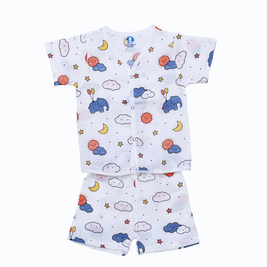 Muslin Jhabla Short Set- Tiny Trunks - Coconest Kids 