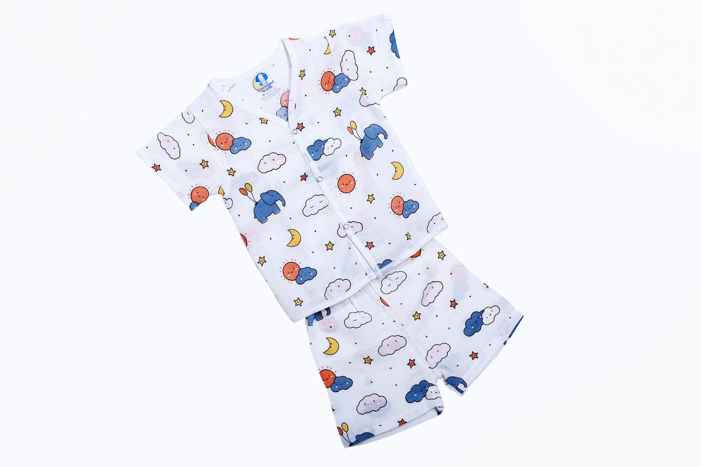 Muslin Jhabla Short Set- Tiny Trunks - Coconest Kids 