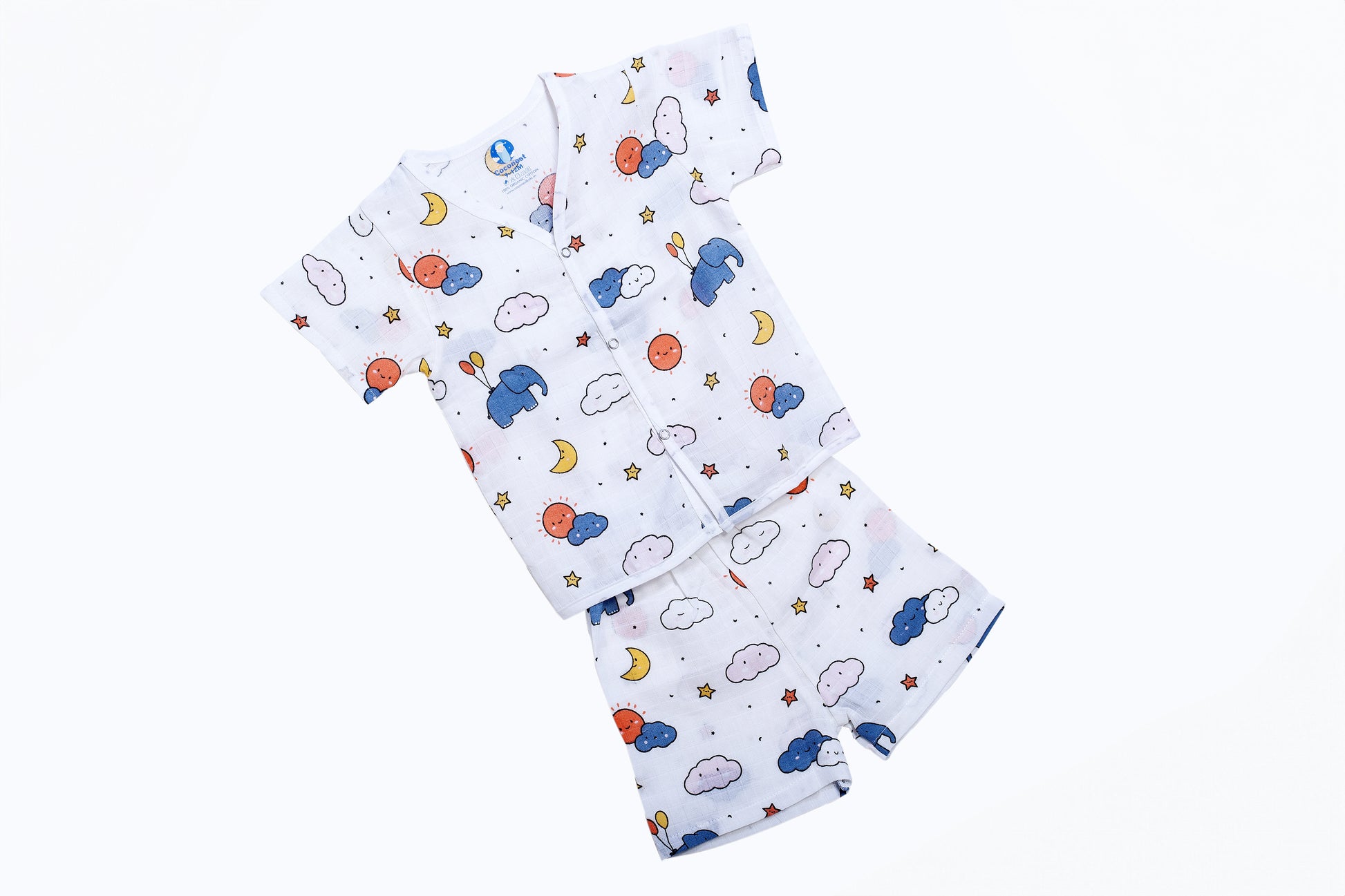Muslin Jhabla Short Set- Tiny Trunks - Coconest Kids 