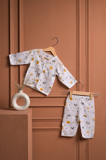 Organic Muslin- Puppy Pals Nightwear Set - Coconest Kids 