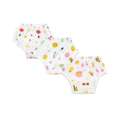 Pack of 3 Muslin Padded underwear 