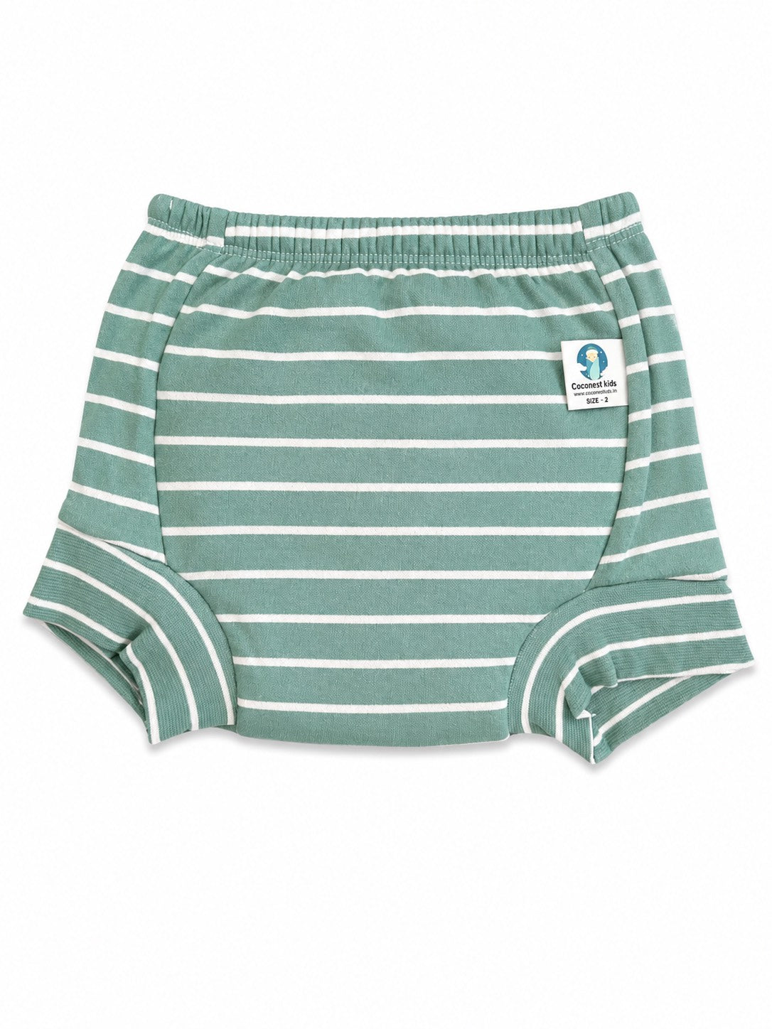 coconest kids ultra padded underwear new green color